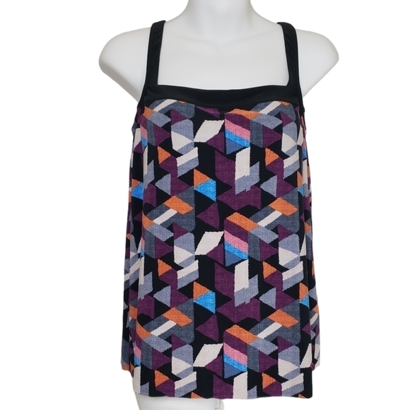 Dreamsuit Black Multi Adjustable Strap Tankini Top - Picture 1 of 7